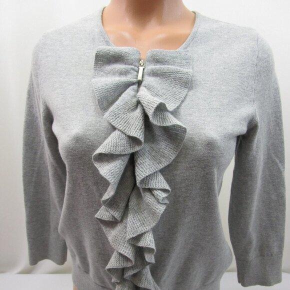 CHAPS CLASSIC‎ 3/4 SLEEVES LIGHT SWEATER - Picture 1 of 5